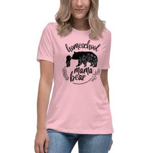 Women's Relaxed T-Shirt - Homeschool Mama Bear